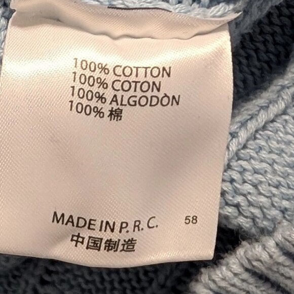 Brandy Melville Women’s Cropped Cable Knit Cotton Cardigan – Button Front, Small - Picture 7 of 8